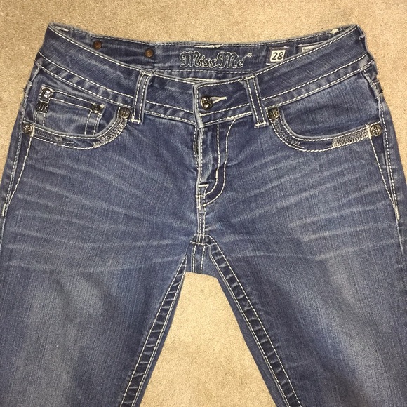 Miss Me size 28 boot cut Jeans - Picture 3 of 7